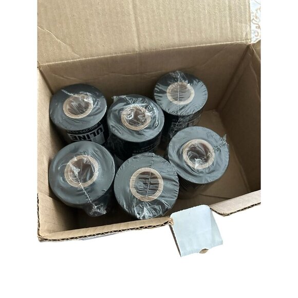 Uline Wax Thermal Transfer Ribbons 4.33”x360’ (6 Unopened) S-7955 - Picture 2 of 3